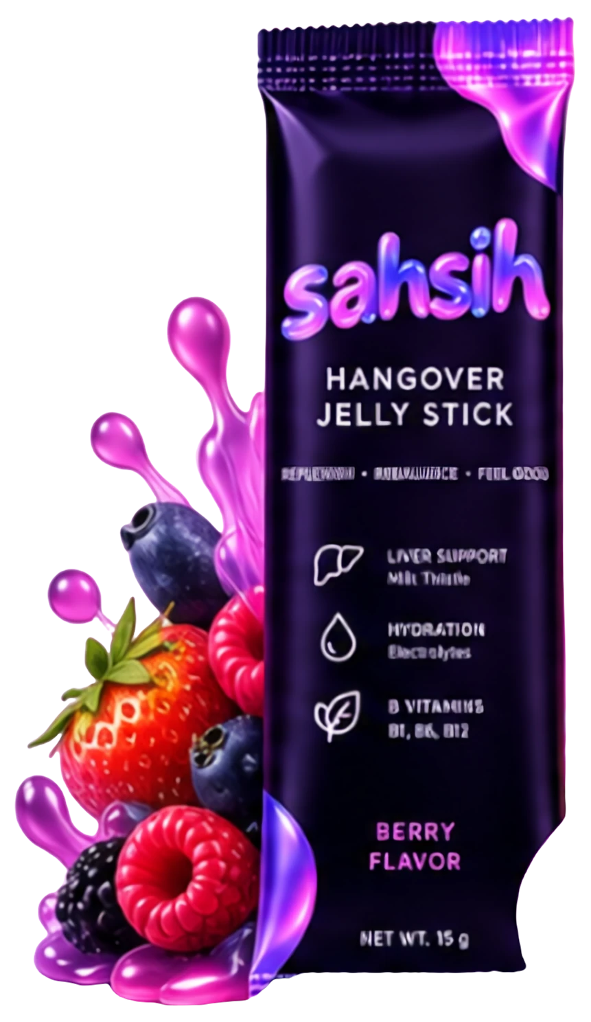 Berry jelly stick