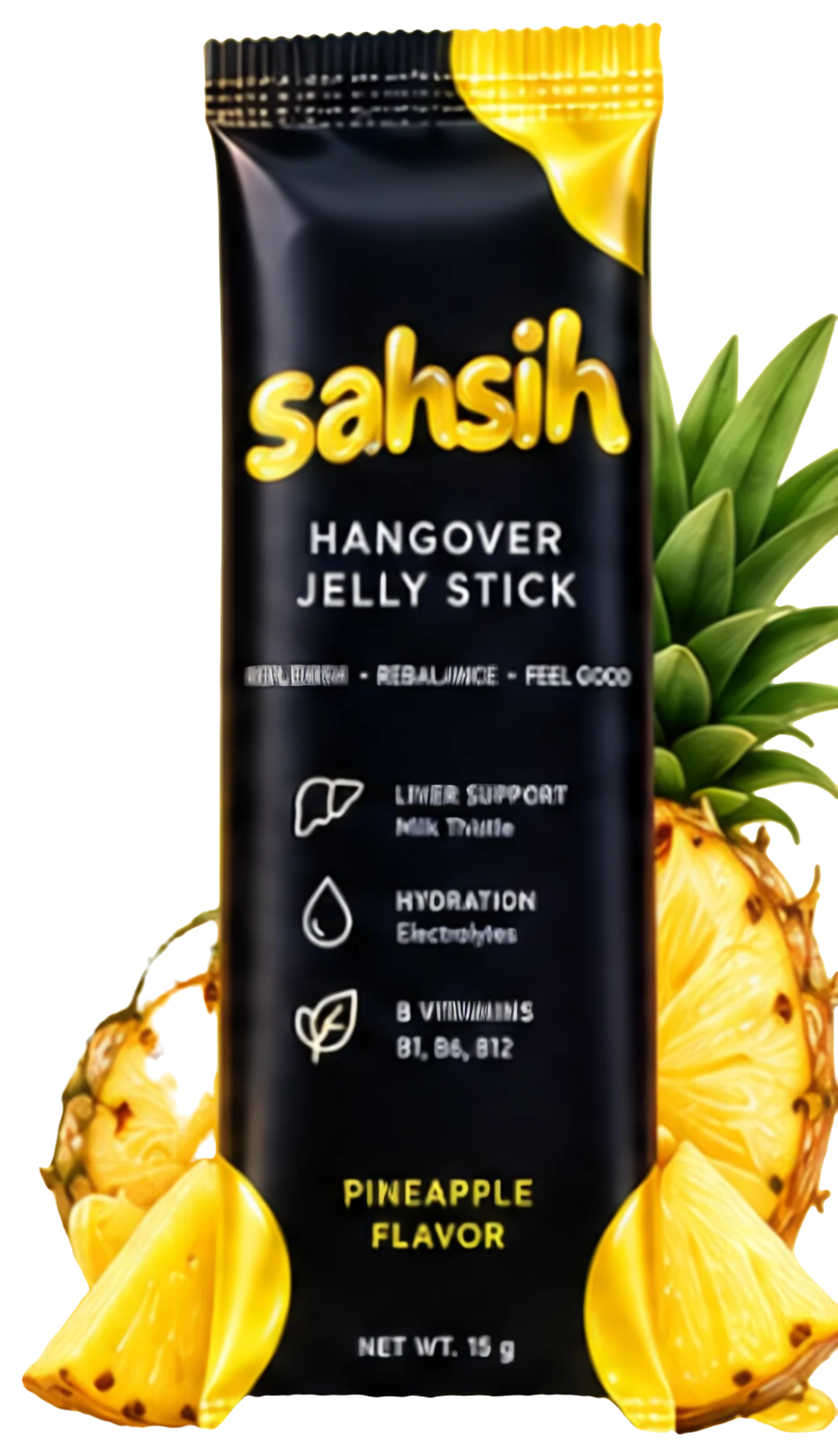 Pineapple jelly stick